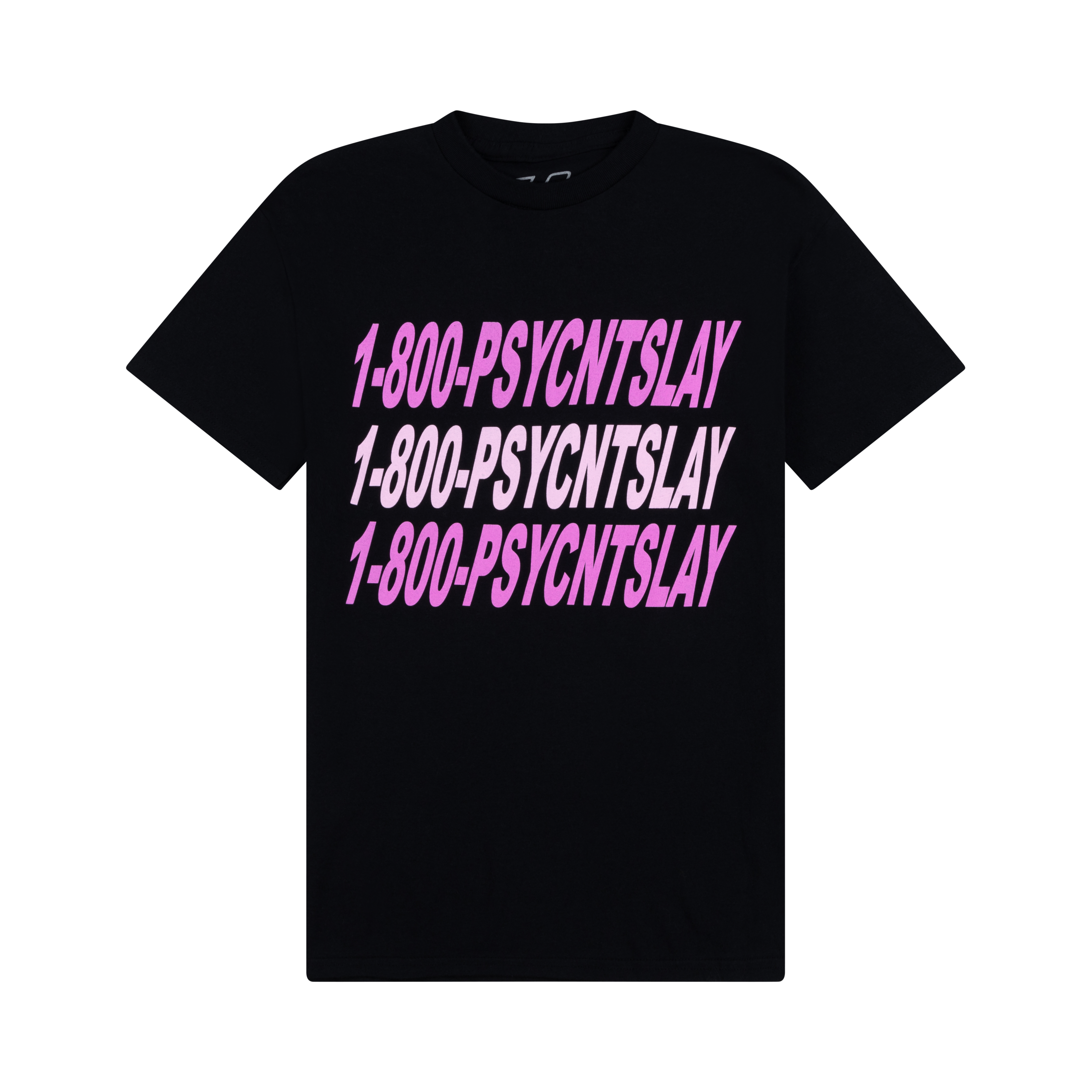 FLO - 1-800-PSYCNTSLAY Black Tee