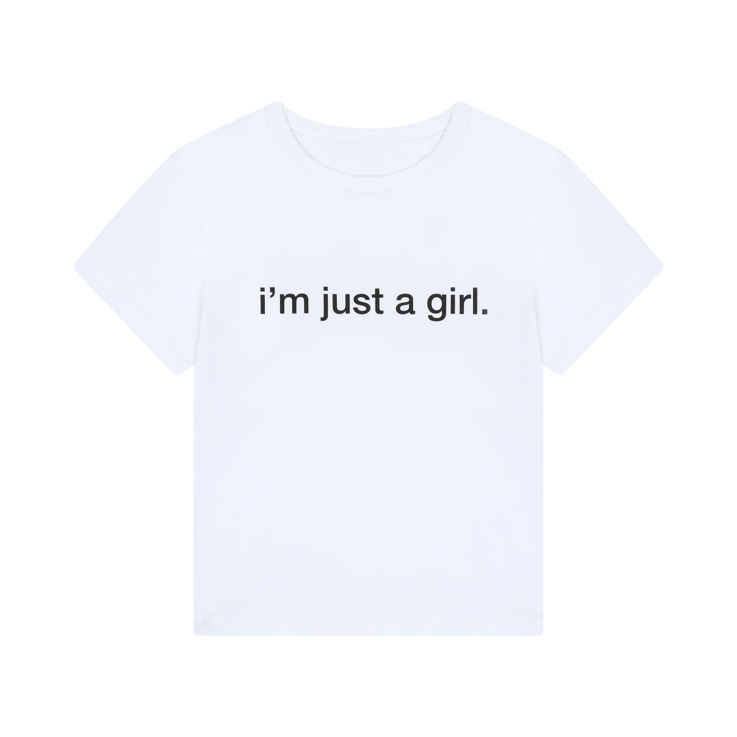 'i'm just a girl' Baby Tee + 3CDs and Signed Photo Card