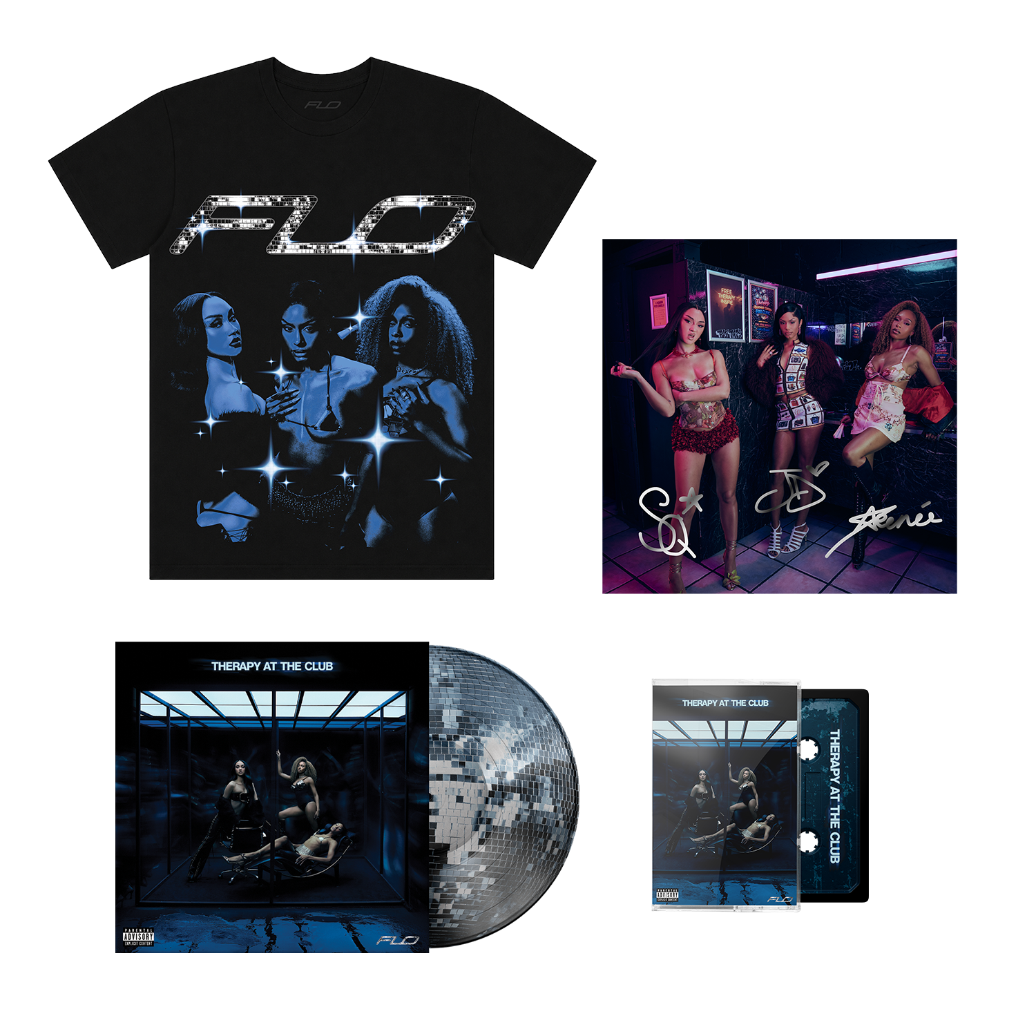 Picture Disc + Cassette + Black Homage T-Shirt + Signed Art Card
