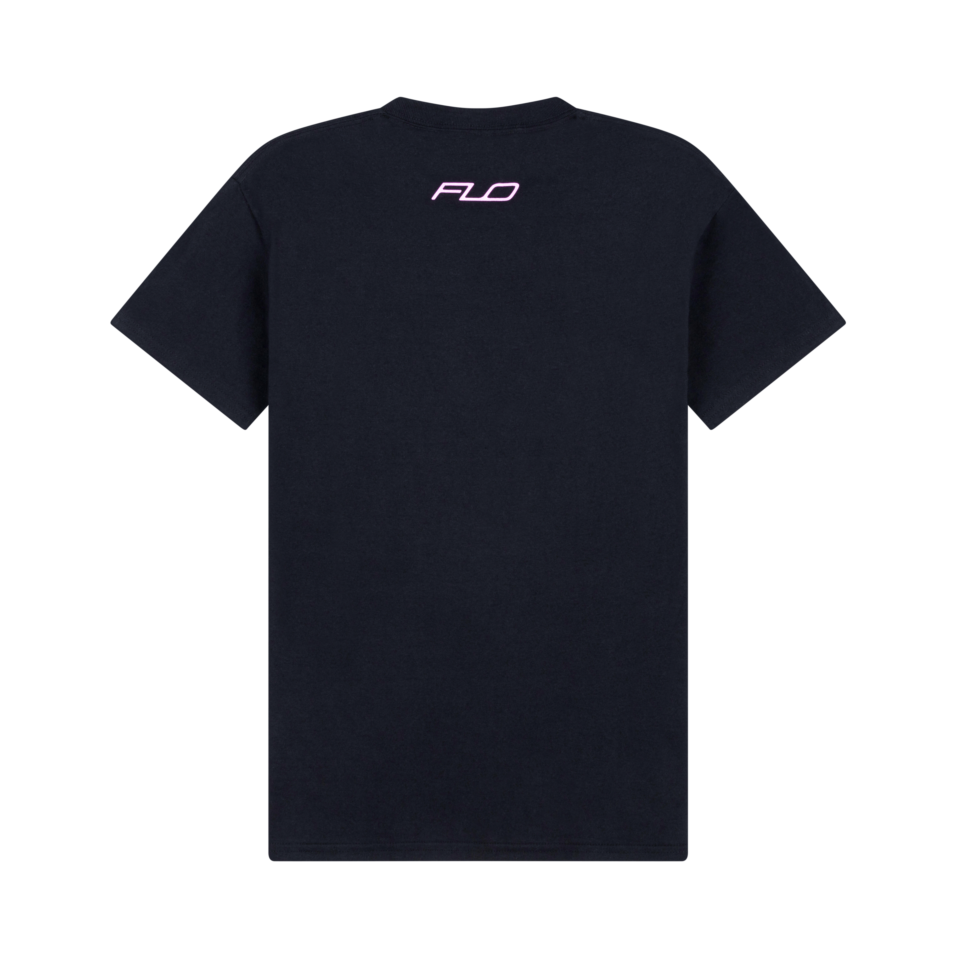 FLO - 1-800-PSYCNTSLAY Black Tee