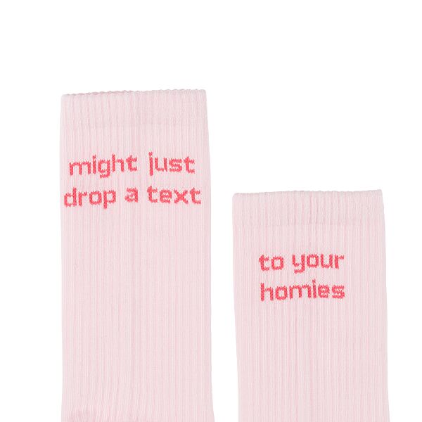 FLO - Pink Lyrics FLO socks
